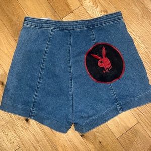 Playboy jean shorts